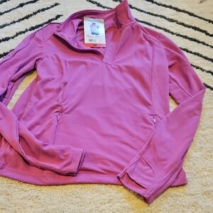 Mondetta Small Pink Quarter-Zip Pullover